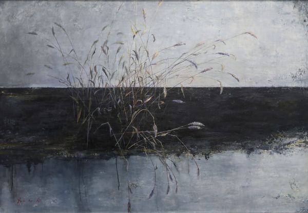 第74回 光陽展　委員　木村 順子　（ｷﾑﾗ ｼﾞｭﾝｺ）　想　(油）P100